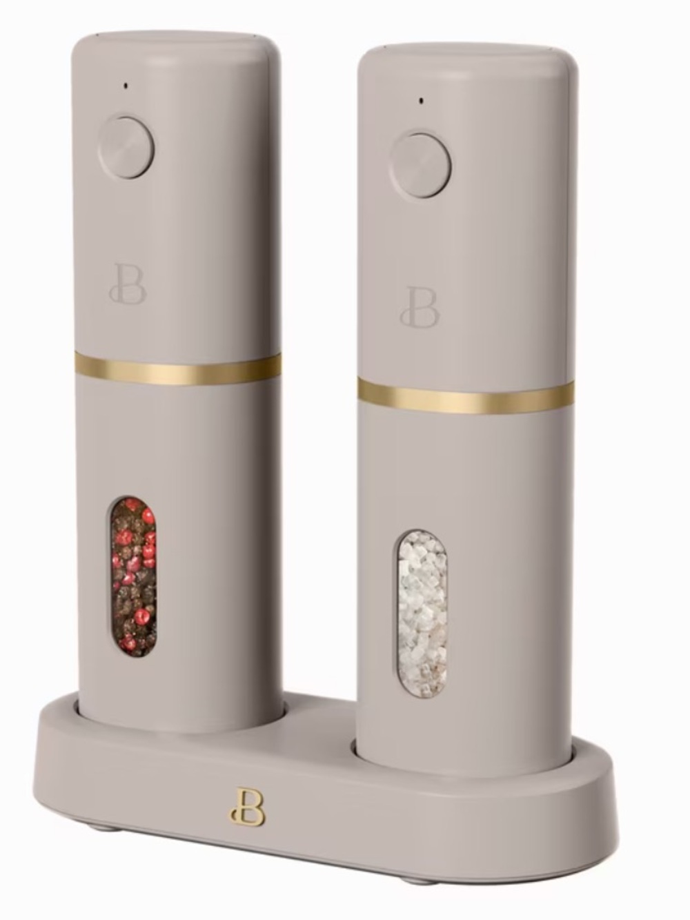 Beautiful Electric Salt and Pepper Grinder Set